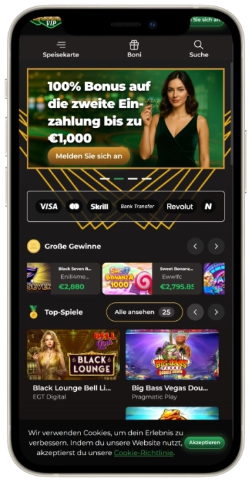 Megaways Mobile App